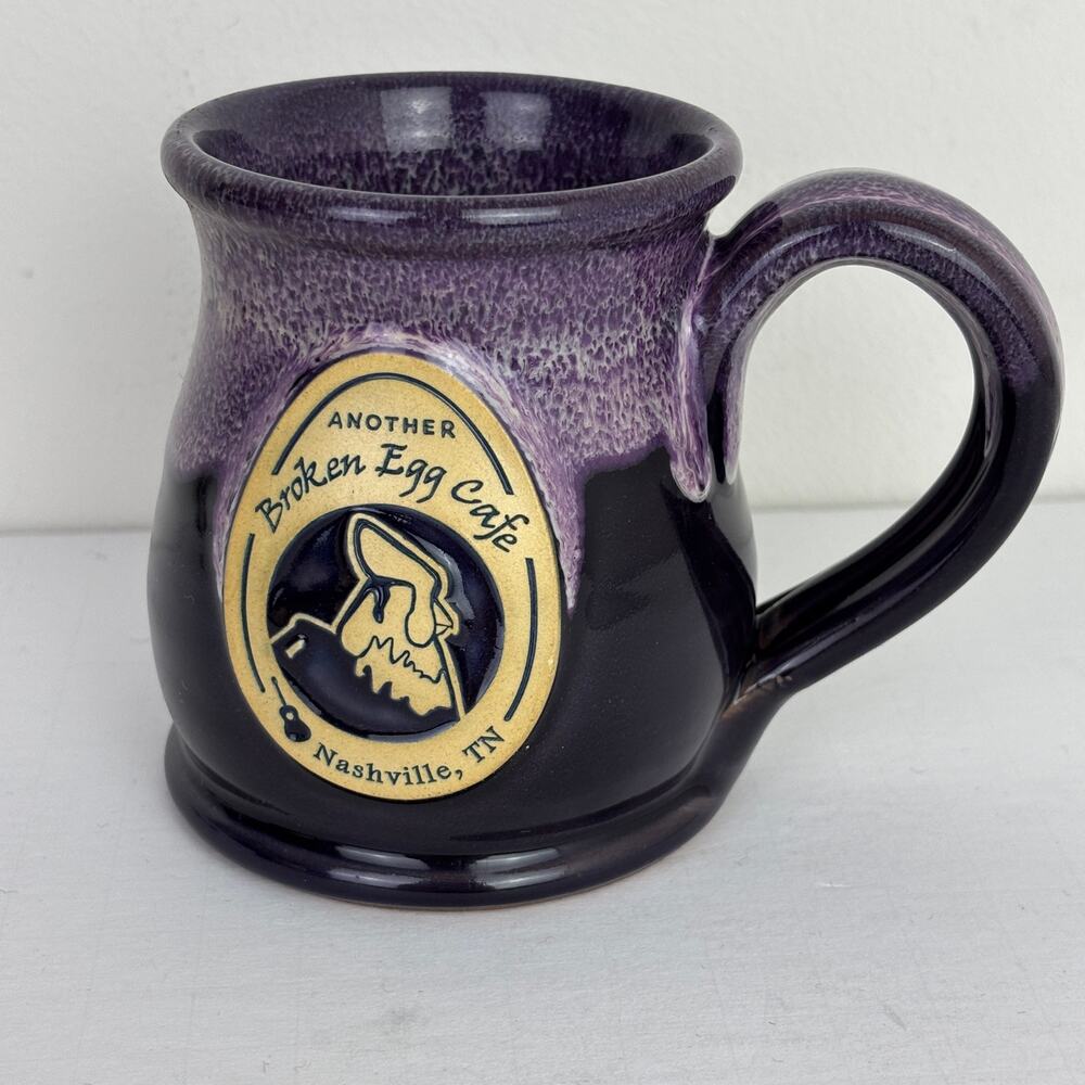 Another Broken Egg Cafe Coffee Mug Deneen Pottery USA Handthrown Nashville